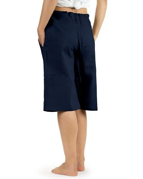 SCHAZAD Bermuda-Leinenhose von SCHAZAD, Marine, – Produktbild 3 von 3