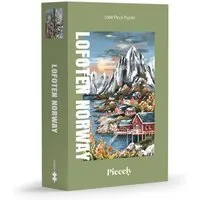 Piecely Piecely Lofoten Norway Puzzle, 1000 Teile – Produktbild 1 von 1