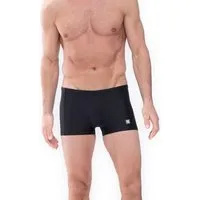 mey Mey Badeshorty für Herren gestreift "Yacht", Schwarz, – Produktbild 1 von 1