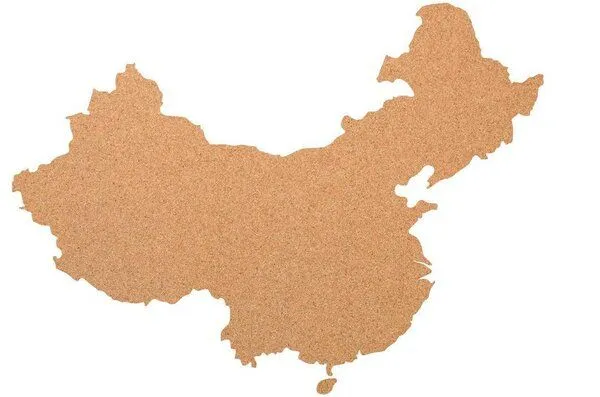Kork-Deko Kork-Deko Pinnwand China aus Kork ca. 80x50 cm – Produktbild 2 von 2