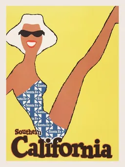 Photocircle Photocircle Poster / Leinwandbild - Southern California. Sante Fe – Produktbild 1 von 1