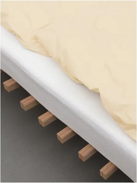 erlich textil erlich textil Finn Bettdeckenbezug aus Bio-Baumwolle, made in Europe, Zabaione, – Produktbild 7 von 7