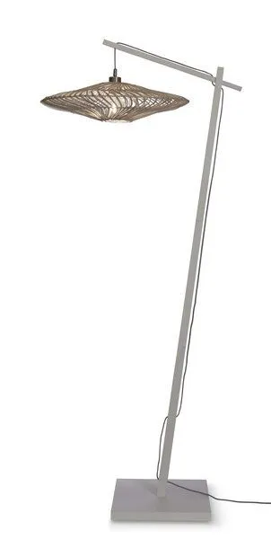 GOOD&MOJO GOOD&MOJO Stehlampe Zanzibar, Wiess, – Produktbild 2 von 4