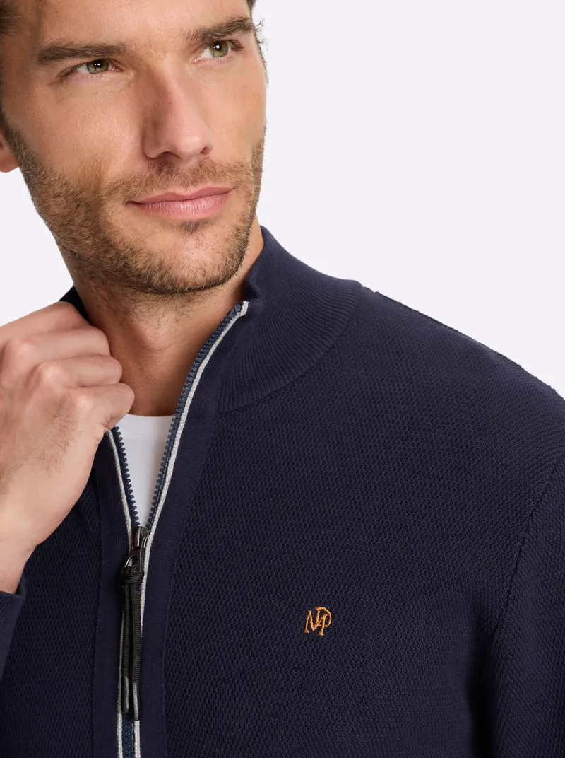 marco donati Shirtjacke marine-steingrau, Marine-steingrau, – Produktbild 2 von 3