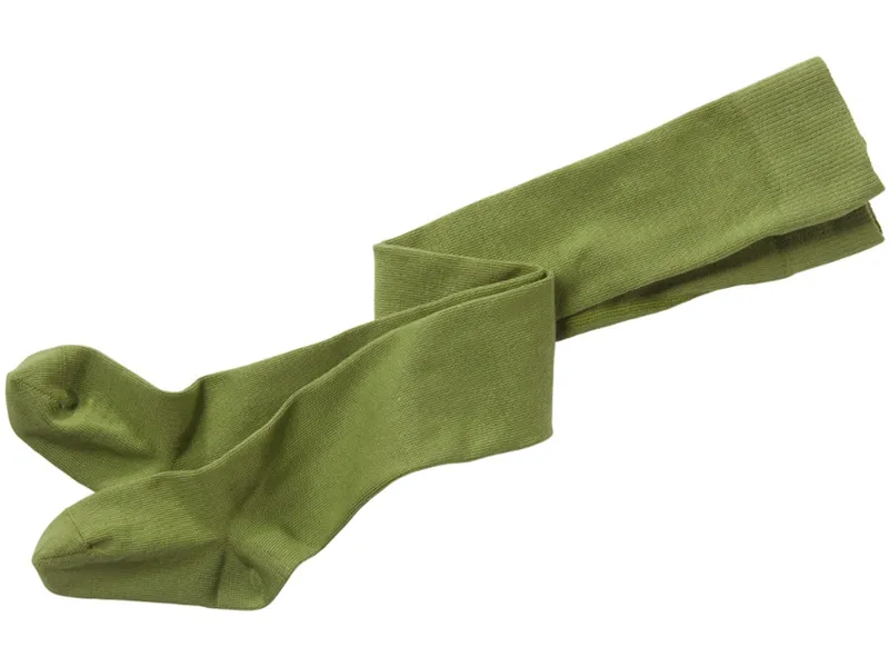 grödo Feine Kinder Strumpfhose Baumwolle (kbA) moos Gr.3-4, Grün, – Produktbild 1 von 1