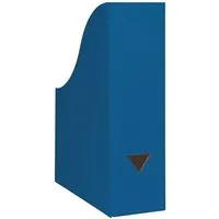 Stehsammler "Color" aus Recyclingkarton DIN A5, blau – Produktbild 1 von 1