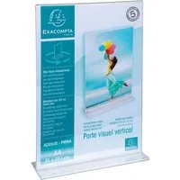 Exacompta Exacompta Tischaufsteller gerade "Exacryl" aus PMMA, vertikal, DIN A4 – Produktbild 1 von 1