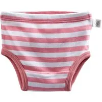 HANS NATUR Kinder Slip Bio-Baumwolle rosa-off white Gr.86/92 – Produktbild 1 von 1