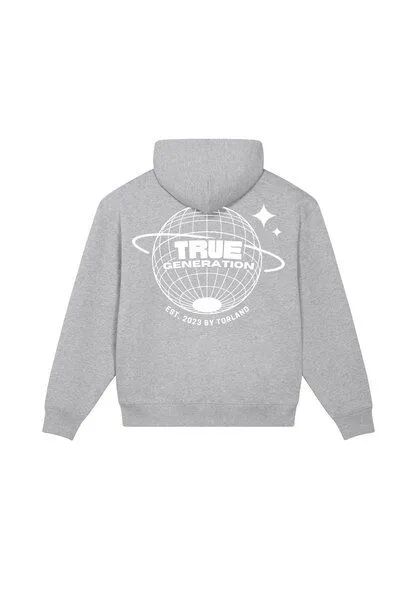 TORLAND TORLAND Zip Hoodie Locker Heavy True Generation, Grau (heather grey), – Produktbild 1 von 3