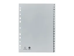 Exacompta Exacompta Register aus Recyclingkunststoff A-Z, 22,5 x 29,7 cm – Produktbild 1 von 1