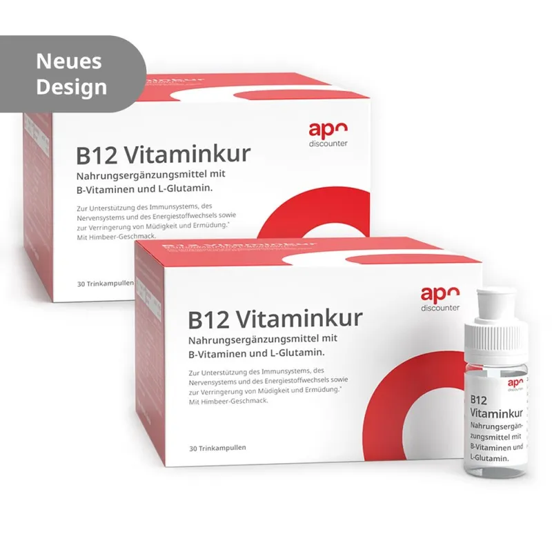 apodiscounter B12 Vitaminkur Trinkampullen von apodiscounter – Produktbild 2 von 3