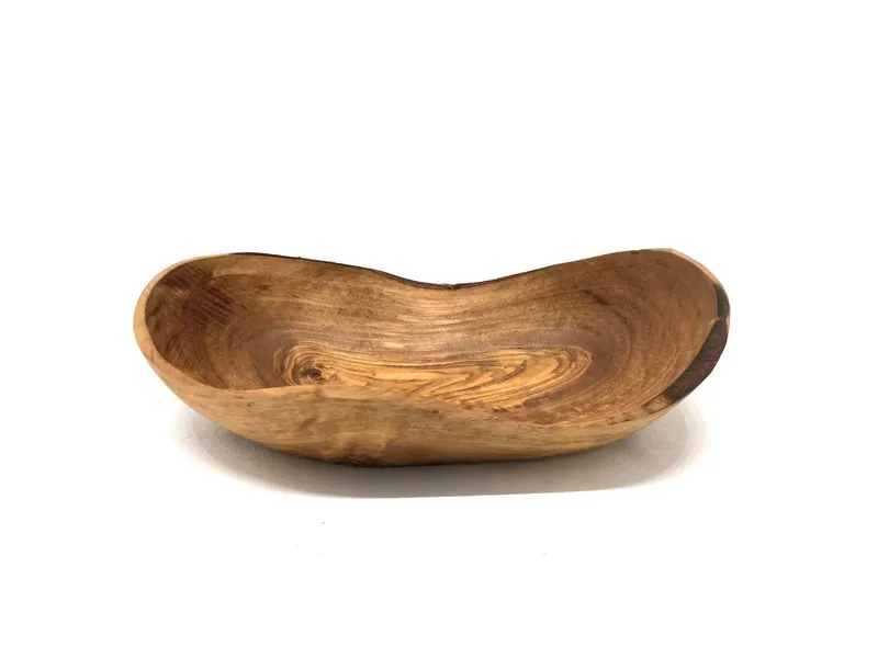 Olivenholz erleben Olivenholz erleben Schale Rustikal oval aus Olivenholz – Produktbild 6 von 8