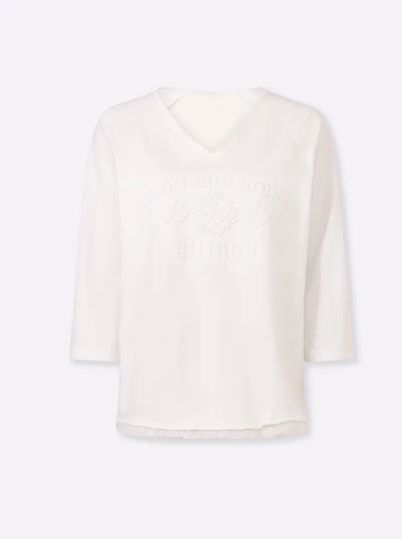 heine Sweatshirt ecru, Ecru, – Produktbild 1 von 2