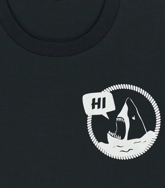päfjes päfjes - Hi Hai Haidrun - Baumwoll Männer T-Shirt, Schwarz, – Produktbild 3 von 4