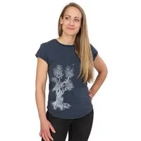 Life-Tree Life-Tree Organic Fairwear Shirt Women Olive Tree, Blau, – Produktbild 2 von 5