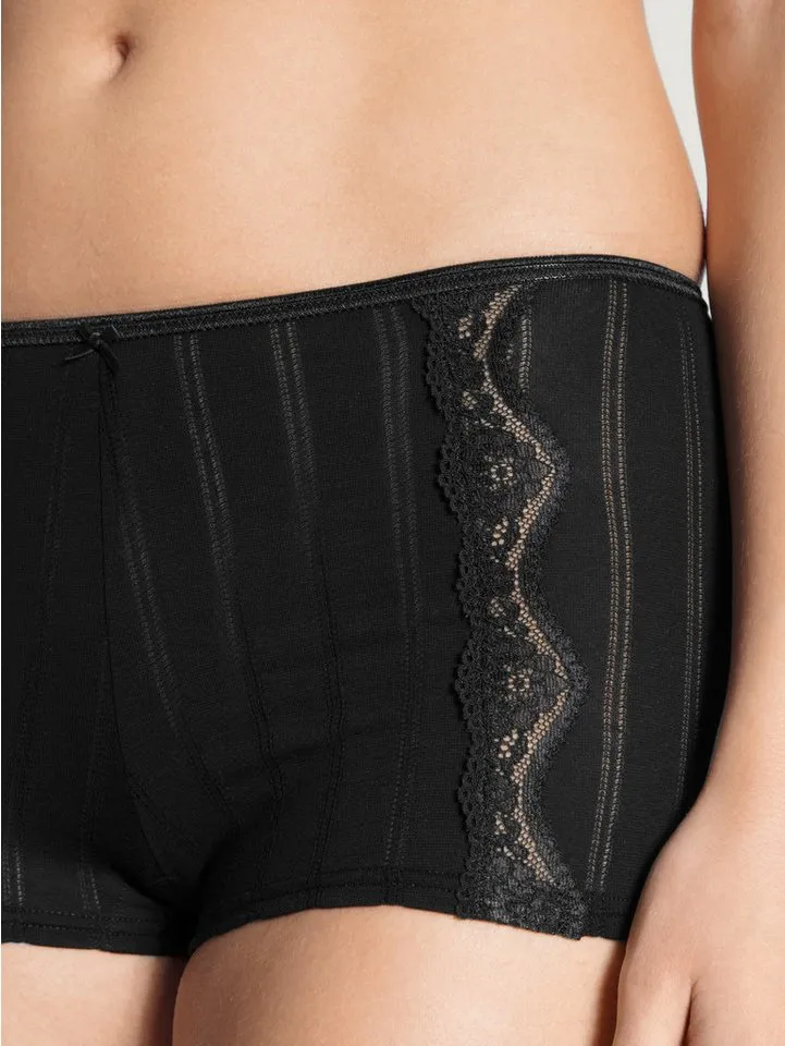 CALIDA CALIDA High-Waist-Panty Etude Toujours Damen (1-St) weich, High-Waist und mit Spitze, Schwarz, – Produktbild 5 von 5