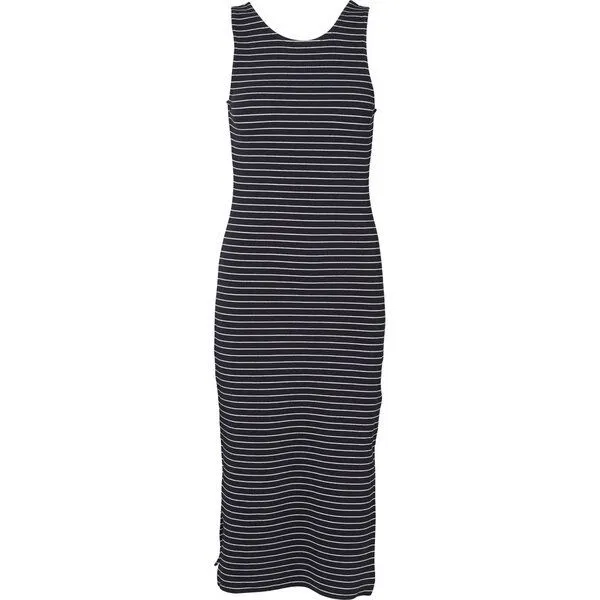 Basic Apparel Basic Apparel Kleid LUDMILLA aus Bio-Baumwolle, Schwarz-weiss gestreift, – Produktbild 1 von 2