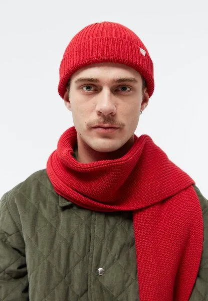 Givn Berlin Givn Berlin Beanie GBCHRISTOF aus Bio-Baumwolle, Crimson, – Produktbild 1 von 4