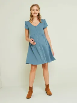 Vertbaudet Musselin-Kleid – Produktbild 1 von 1