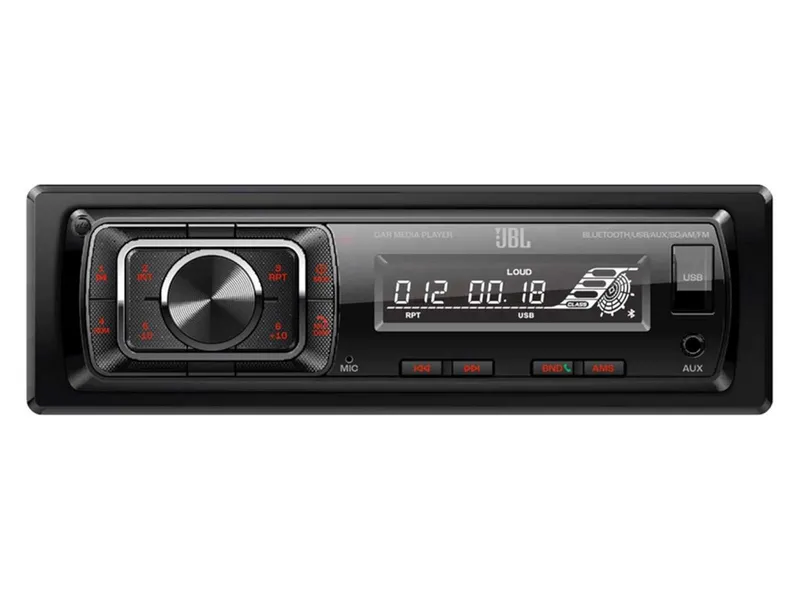JBL JBL Celebrity 150 1-DIN Autoradio Car Media Player Autoradio (RDS, AM/FM Radio, Animiertes Display, Freisprecheinrichtung, 1 DIN), Schwarz, – Produktbild 2 von 4