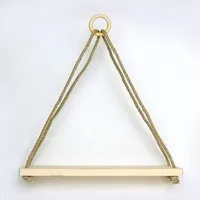 Gary Mash GARY MASH Wandregal Triangle mit Baumwollkordel – Produktbild 1 von 1