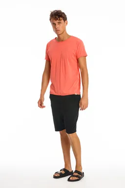 RAVENS VIEW IBIZA RAVENS VIEW IBIZA Herren vegan T-Shirt Rundhalsausschnitt Koralle Rosa – Produktbild 1 von 1