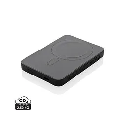 XD Collection Magnetix 5.000mAh magnetische Powerbank aus RCS recycel. ABS, schwarz – Produktbild 1 von 1