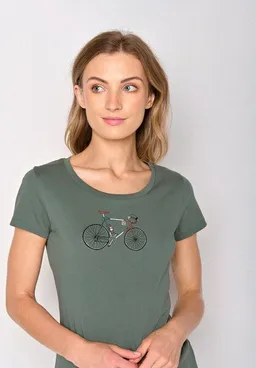 GreenBomb GREENBOMB Bike Italy Loves - Sportliches T-Shirt aus Bio-Baumwolle / hochwertiger Print / GOTS / Fair & Vegan – Produktbild 1 von 1