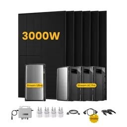 EcoFlow EcoFlow Stream Ultra, Solaranlage mit Speicher, mit 6 x 500W Bifazialen Solarmodulen, by Powerness - Stream Ultra + 3 x Stream AC Pro | 7680Wh / 4 x Smart Plug / Selbstabholung – Produktbild 1 von 1