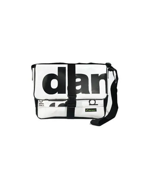 DEMANO DEMANO Messenger Umhängetasche aus Recycelten Bannern Borne, Weiss, – Produktbild 1 von 4
