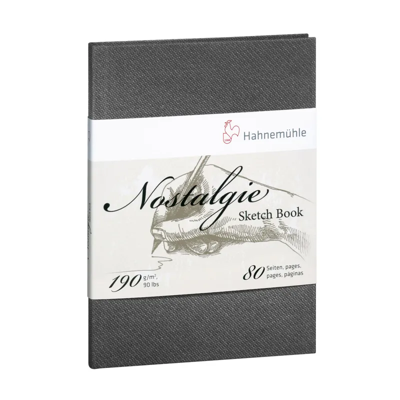 Hahnemühle Hahnemühle Skizzenbuch Nostalgie 190g A5 Hochformat 40 Blatt – Produktbild 1 von 1