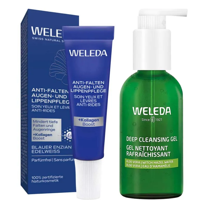 Weleda Augen- & Lippenpflege Blauer Enzian & Cleansing Gel – Produktbild 1 von 1