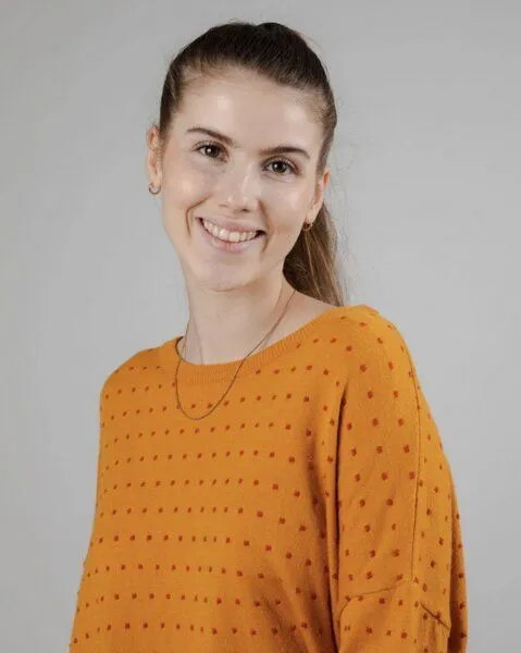 Brava Fabrics Brava Fabrics Polka Dots Sweater Mustard – Produktbild 4 von 4