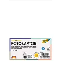 folia folia Fotokarton, 300 g/m², 50 x 70 cm, 10 Bogen, weiß – Produktbild 1 von 1
