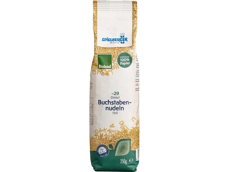 Spielberger Mühle Spielberger Mühle Bio-Dinkel-Buchstabennudeln, 250 g – Produktbild 1 von 1