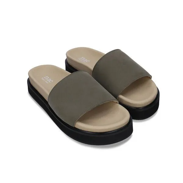Nae Vegan Shoes Nae Vegan Shoes NAE | Okina Schwarze Vegane Sandalen - Mutig und nachhaltig, Grün, – Produktbild 2 von 4