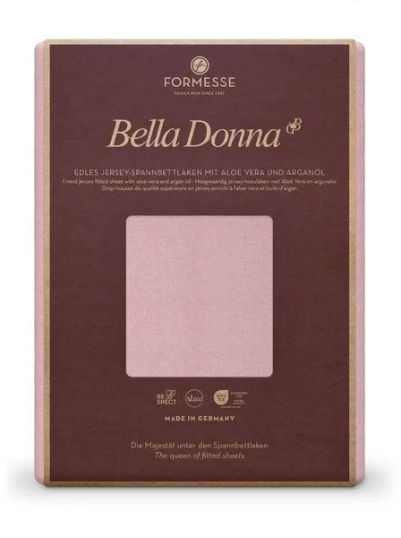 formesse formesse Bella Donna "La Piccola" Jersey Spannbettlaken für Topper bis 10 cm, Altrose0565, – Produktbild 4 von 4