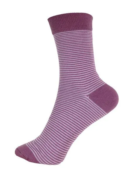 grödo Grödo Damen Socken feingeringelt Bio Baumwolle Elasthan, Jeansblau-kiwi, – Produktbild 2 von 2