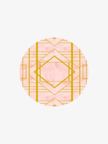 Photocircle Photocircle Poster / Leinwandbild - Art Deco Blush – Produktbild 1 von 4
