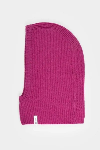 Rifò - Circular Fashion Made in Italy Rifò - Circular Fashion Made in Italy Kapuzenschal/ Balaclava aus Recycelter Kaschmirwolle, Rosa, – Produktbild 3 von 4