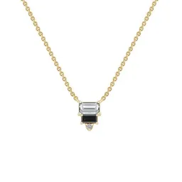 Eppi Eppi Kette mit Anhänger mit einem Moissanit und Salt and Pepper Diamanten Ivano – Produktbild 1 von 1