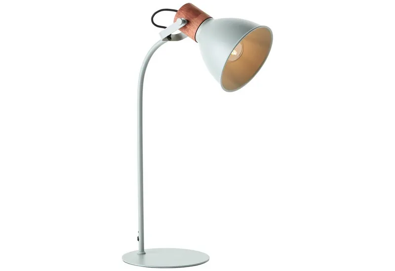 Brilliant Brilliant Tischleuchte Erena, ohne Leuchtmittel, Höhe 52 cm, E27, Metall/Holz, Grün, – Produktbild 1 von 4