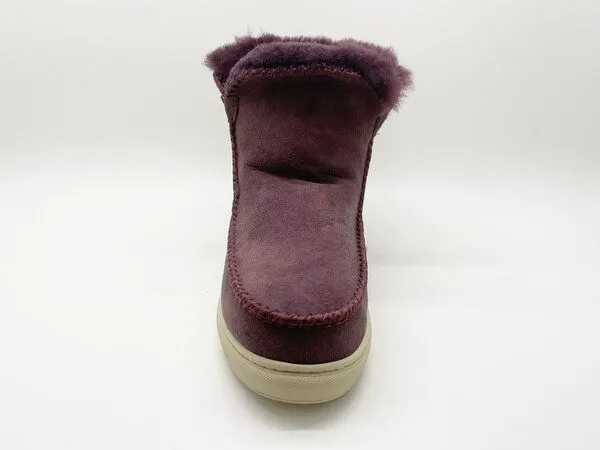 thies Stiefel aus Schaffell "thies Sneakerboot 2", Granate (violett), – Produktbild 3 von 4