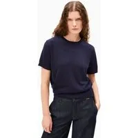 ARMEDANGELS ARMEDANGELS FINE KNIT Damen Strickshirt aus TENCEL Modal Mix, Tinted navy, – Produktbild 1 von 1