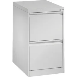 C+P C+P Hängeregistraturschrank einbahnig, 2 Schubladen, lichtgrau – Produktbild 1 von 1