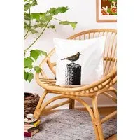 Hirschkind Hirschkind Bio-Kissenbezug 'Tempelhofer Feldlerche' weiß, 40*40cm – Produktbild 1 von 1