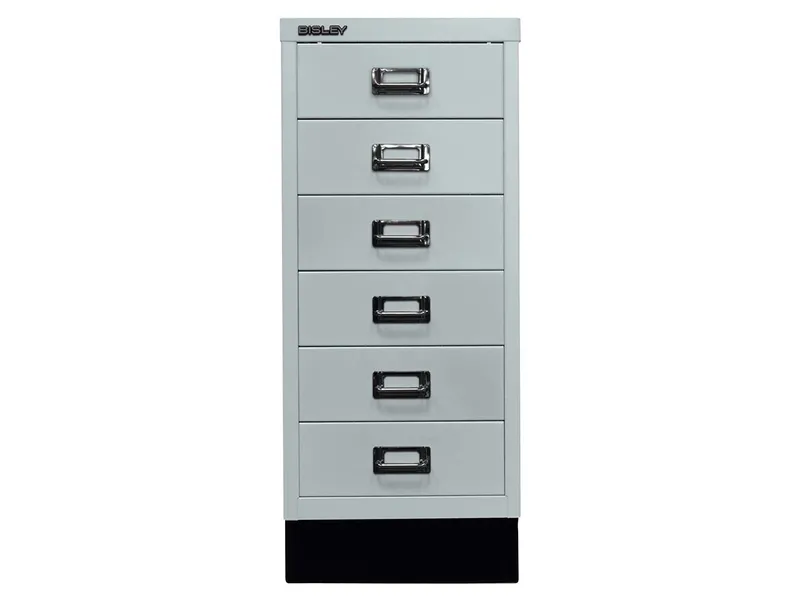 Bisley Bisley Schubladenschrank "MultiDrawer" DIN A4 mit 6 Schubladen lichtgrau – Produktbild 1 von 1