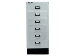 Bisley Bisley Schubladenschrank "MultiDrawer" DIN A4 mit 6 Schubladen lichtgrau – Produktbild 1 von 1