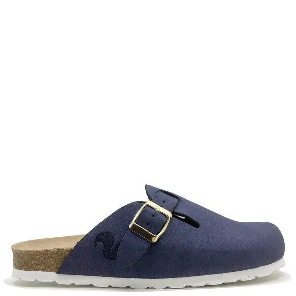 thies Vegane thies Eco Bio Clogs, Navy (dunkelblau), – Produktbild 1 von 4