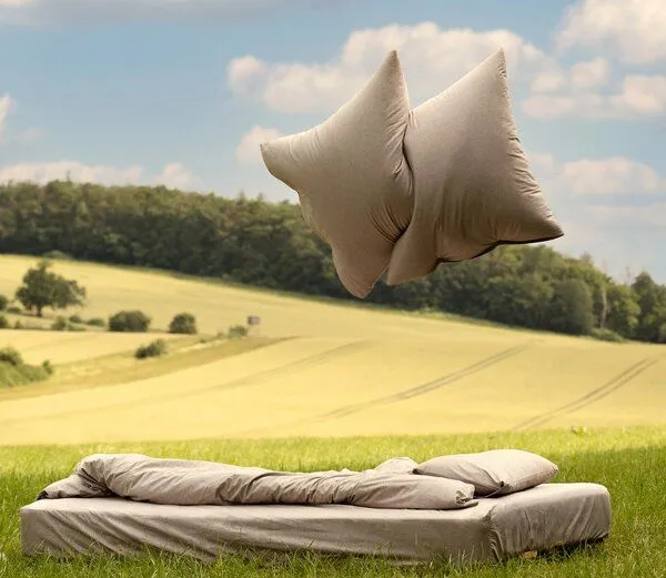noca noca Terra, klimapositives Spannbettlaken aus 100% Bio-Baumwolle, Braun Melange, Brown, – Produktbild 3 von 4